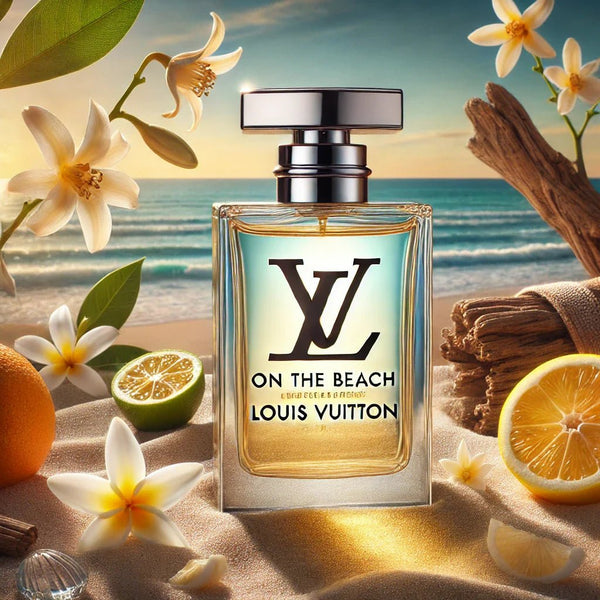 On The Beach Louis Vuitton for Women and Men Decant Fragrance Samples : Une Évasion Vers les Rivages Ensoleillés - AmaruParis