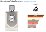 Liam Lattafa Perfumes for women and men - AmaruParis Fragrance Sample