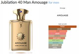 Jubilation 40 Man Amouage for men - AmaruParis Fragrance Sample