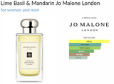 Lime Basil & Mandarin Jo Malone London for women and men - AmaruParis