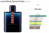 Luna Rossa Ocean Prada for men - AmaruParis Fragrance Sample