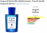 Acqua di Parma Blu Mediterraneo - Fico di Amalfi Acqua di Parma for women and men - AmaruParis Fragrance Sample