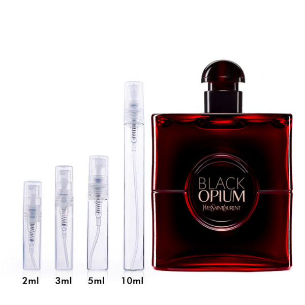 Black Opium Over Red Yves Saint Laurent for women - AmaruParis Fragrance Sample