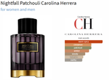 Nightfall Patchouli Carolina Herrera for women and men - AmaruParis Fragrance Sample