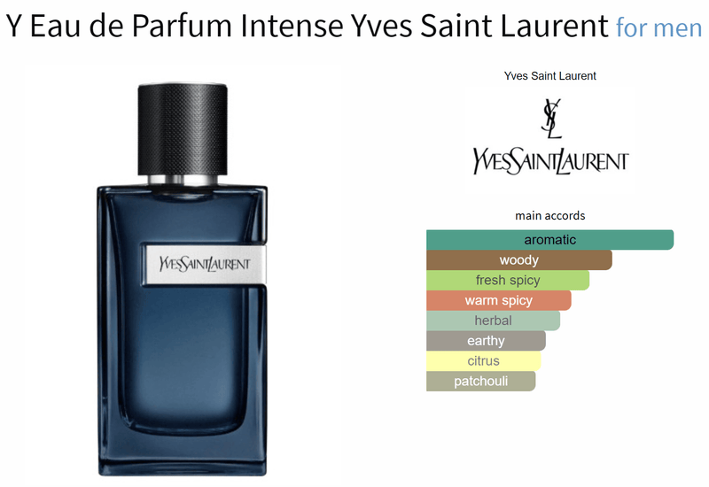 Y Eau de Parfum Intense Yves Saint Laurent for men - AmaruParis Fragrance Sample