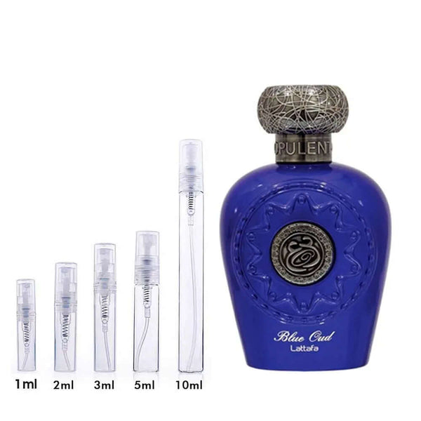 Blue Oud Lattafa Perfumes for women and men Decant Fragrance Samples - AmaruParis