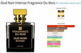 Oud Noir Intense Fragrance Du Bois for women and men AmaruParis