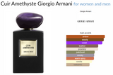 Cuir Amethyste Giorgio Armani for women and men Decant Samples