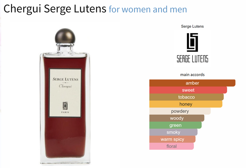 Chergui Serge Lutens for women and men - AmaruParis Fragrance Sample
