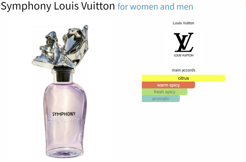 Symphony Louis Vuitton for women and men AmaruParis