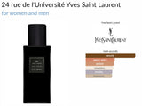 24 rue de l'Université Yves Saint Laurent for women and men - ParfumAmaruParis