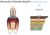 Alexandria Orientale Xerjoff for women and men - AmaruParis Fragrance Sample