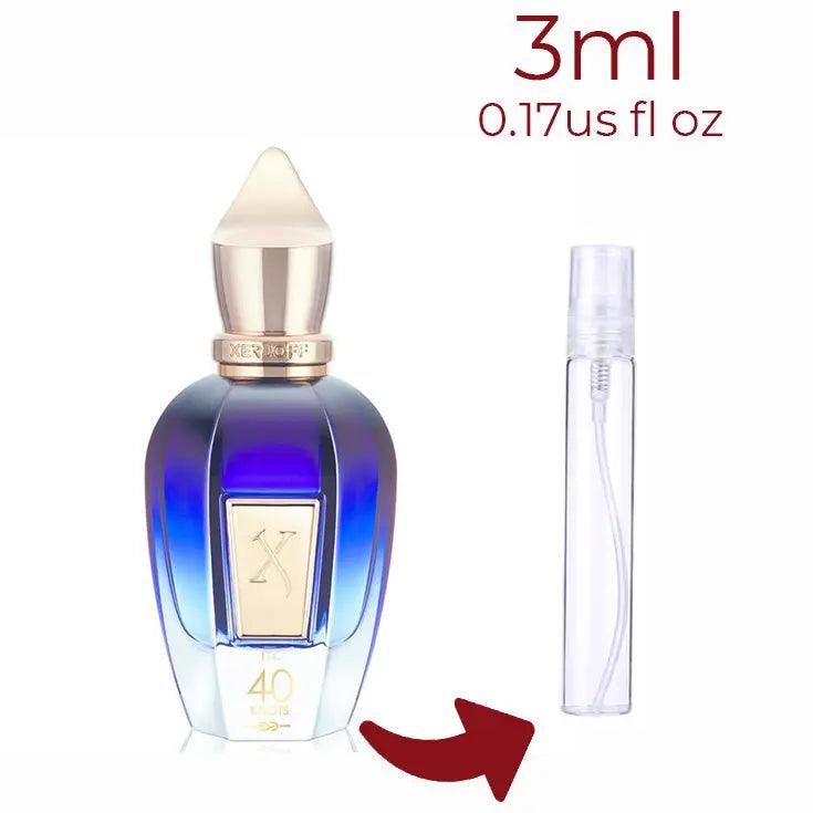 40 Knots Xerjoff for women and men Decant Fragrance Samples - ParfumAmaruParis