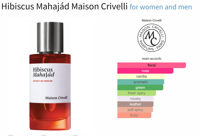 Hibiscus Mahajád Maison Crivelli for women and men AmaruParis