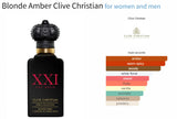 Blonde Amber Clive Christian for women and men AmaruParis