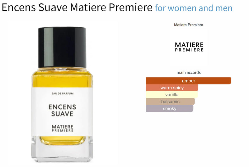 Encens Suave Matiere Premiere for women and men AmaruParis