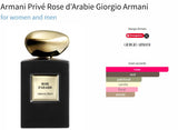 Armani Privé Rose d'Arabie Giorgio Armani for women and men AmaruParis
