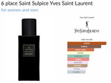 6 place Saint Sulpice Yves Saint Laurent for women and men - ParfumAmaruParis