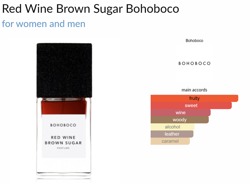 Red Wine Brown Sugar Bohoboco for women and men