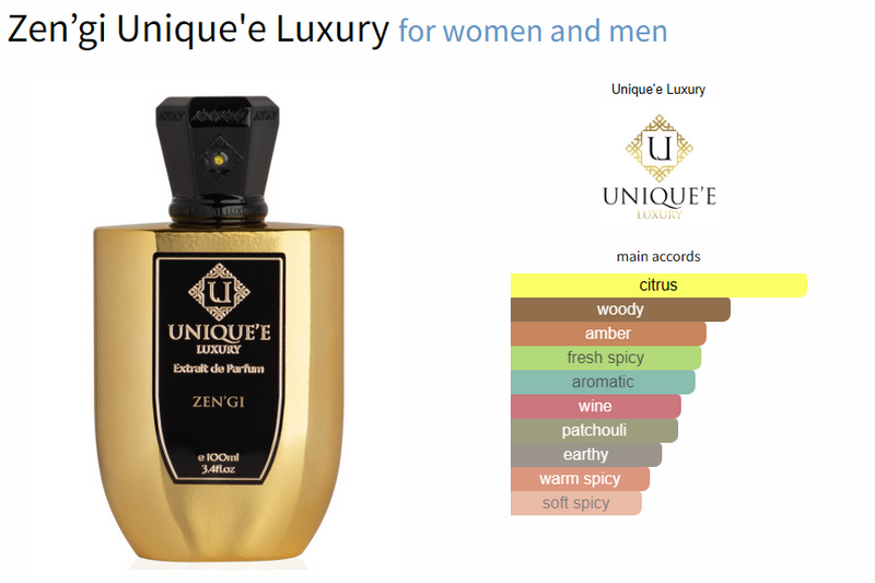 Zen'gi Unique'e Luxe pour femme et homme