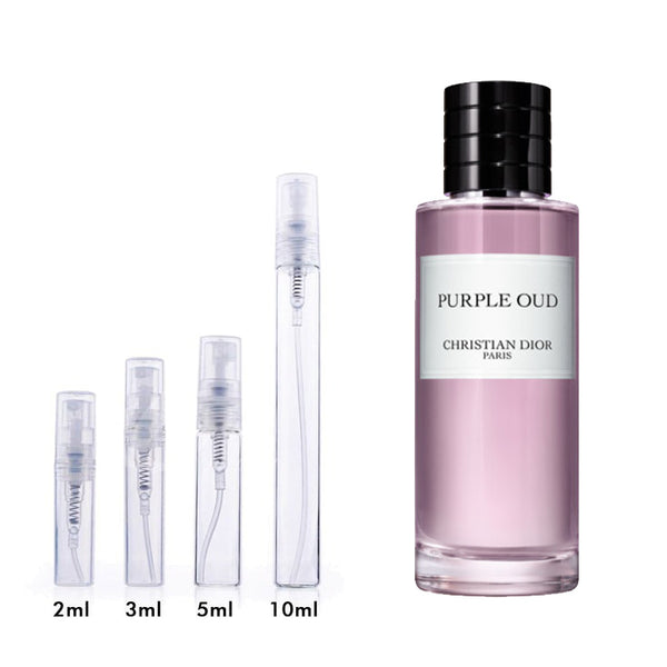 Purple Oud Dior for women and men Decant Fragrance Samples