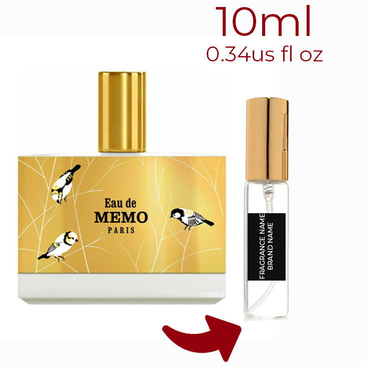 Eau de Memo Memo Paris for women and men Decant Samples