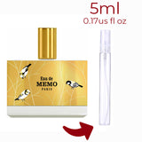 Eau de Memo Memo Paris for women and men Decant Samples