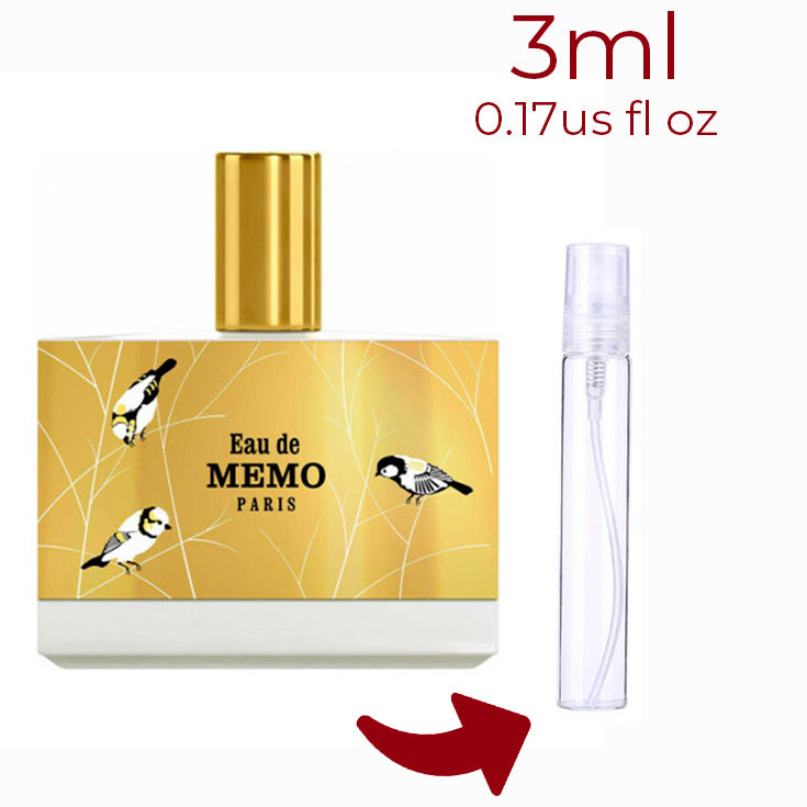 Eau de Memo Memo Paris for women and men Decant Samples