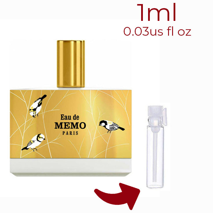 Eau de Memo Memo Paris for women and men Decant Samples