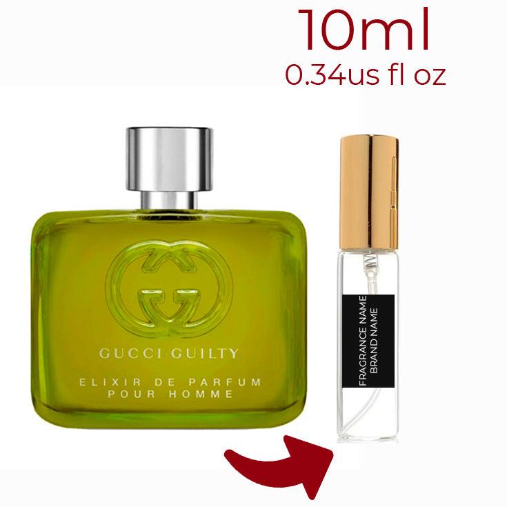 Guilty Elixir de Parfum pour Homme Gucci for men - AmaruParis Fragrance Sample