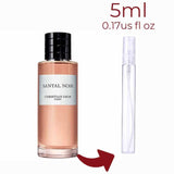 Santal Noir Dior for women and men - AmaruParis Fragrance Sample