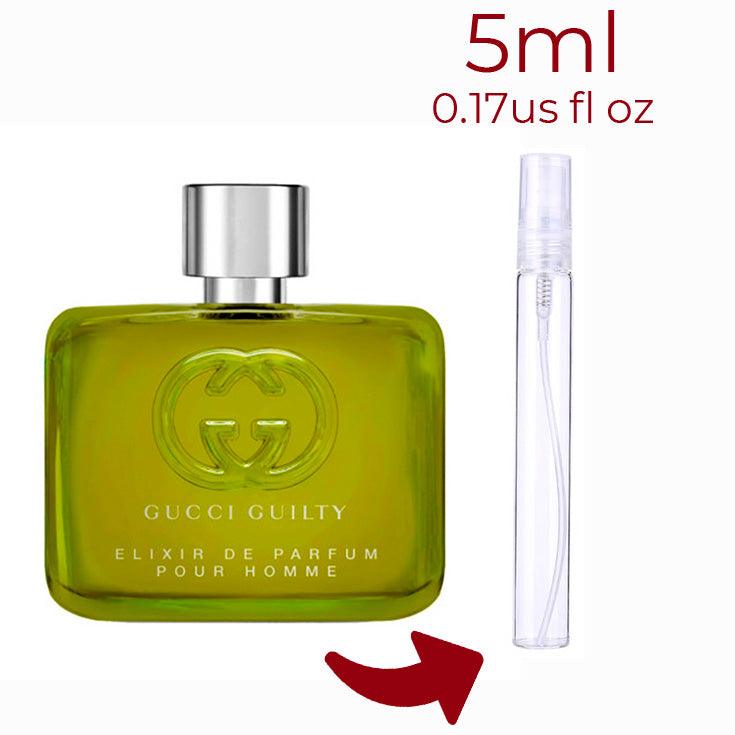 Guilty Elixir de Parfum pour Homme Gucci for men - AmaruParis Fragrance Sample