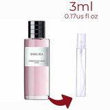 Sakura Dior for women and men - AmaruParis Fragrance Sample