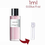 Sakura Dior for women and men - AmaruParis Fragrance Sample