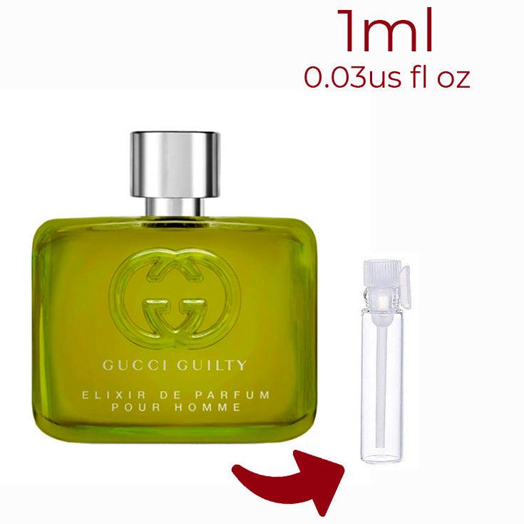 Guilty Elixir de Parfum pour Homme Gucci for men - AmaruParis Fragrance Sample