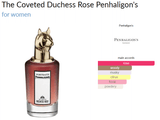 The Coveted Duchess Rose Penhaligon's for women - AmaruParis Fragrance Sample