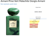 Armani Prive Vert Malachite Giorgio Armani for women and men - AmaruParis Fragrance Sample