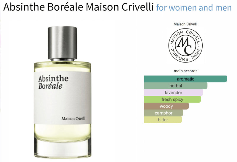 Absinthe Boréale Maison Crivelli for women and men - ParfumAmaruParis