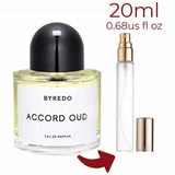 Accord Oud Byredo for women and men Decant Fragrance Samples - ParfumAmaruParis