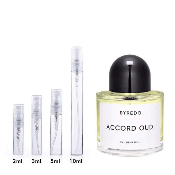 Accord Oud Byredo for women and men Decant Fragrance Samples - ParfumAmaruParis