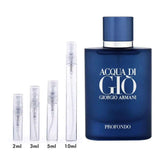 Acqua di Giò Profondo Giorgio Armani for men Decant Fragrance Samples - ParfumAmaruParis