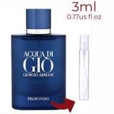 Acqua di Giò Profondo Giorgio Armani for men Decant Fragrance Samples - ParfumAmaruParis