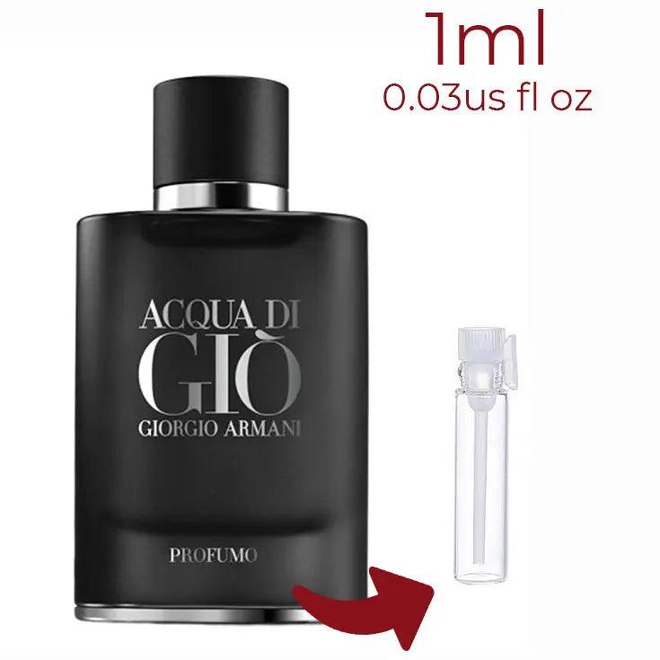 Acqua di Gio Profumo Giorgio Armani for men Decant Fragrance Samples