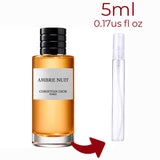 Ambre Nuit Dior for women and men Decant Fragrance Samples - ParfumAmaruParis