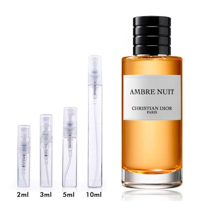 Ambre Nuit Dior fur Frauen und Manner Dekantieren Sie Duftproben