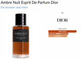 Ambre Nuit Esprit De Parfum Dior for women and men - ParfumAmaruParis