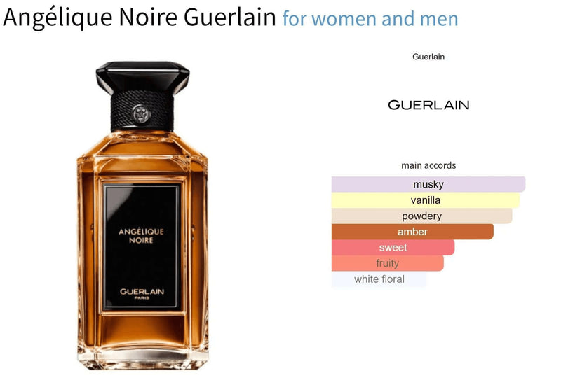 Angélique Noire Guerlain for women and men Decant Fragrance Samples - ParfumAmaruParis