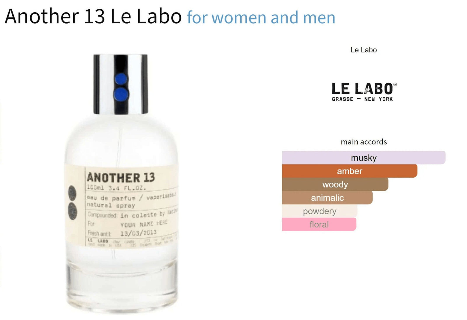 Outlets Le Labo another 13 Spray 3.4 OZ