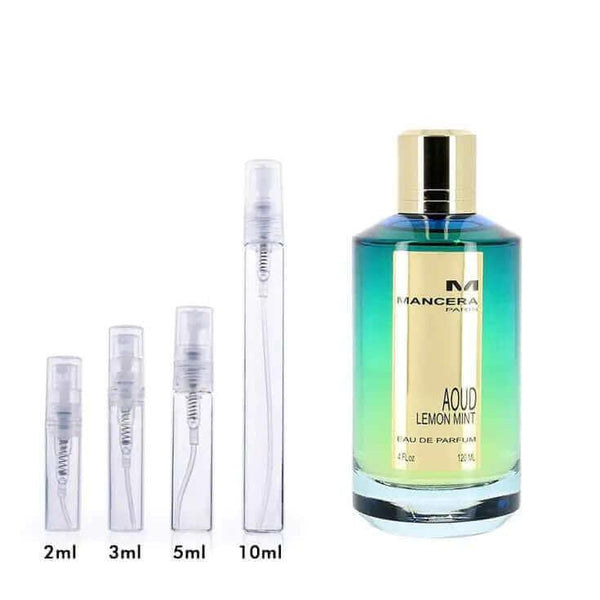 Aoud Lemon Mint Mancera for women and men Decant Fragrance Samples - ParfumAmaruParis