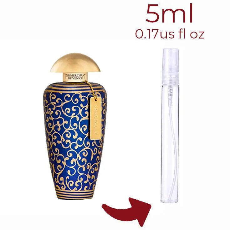 Arabesque The Merchant of Venice for women and men Sample Fragrance Decant Fragrance Samples - ParfumAmaruParis